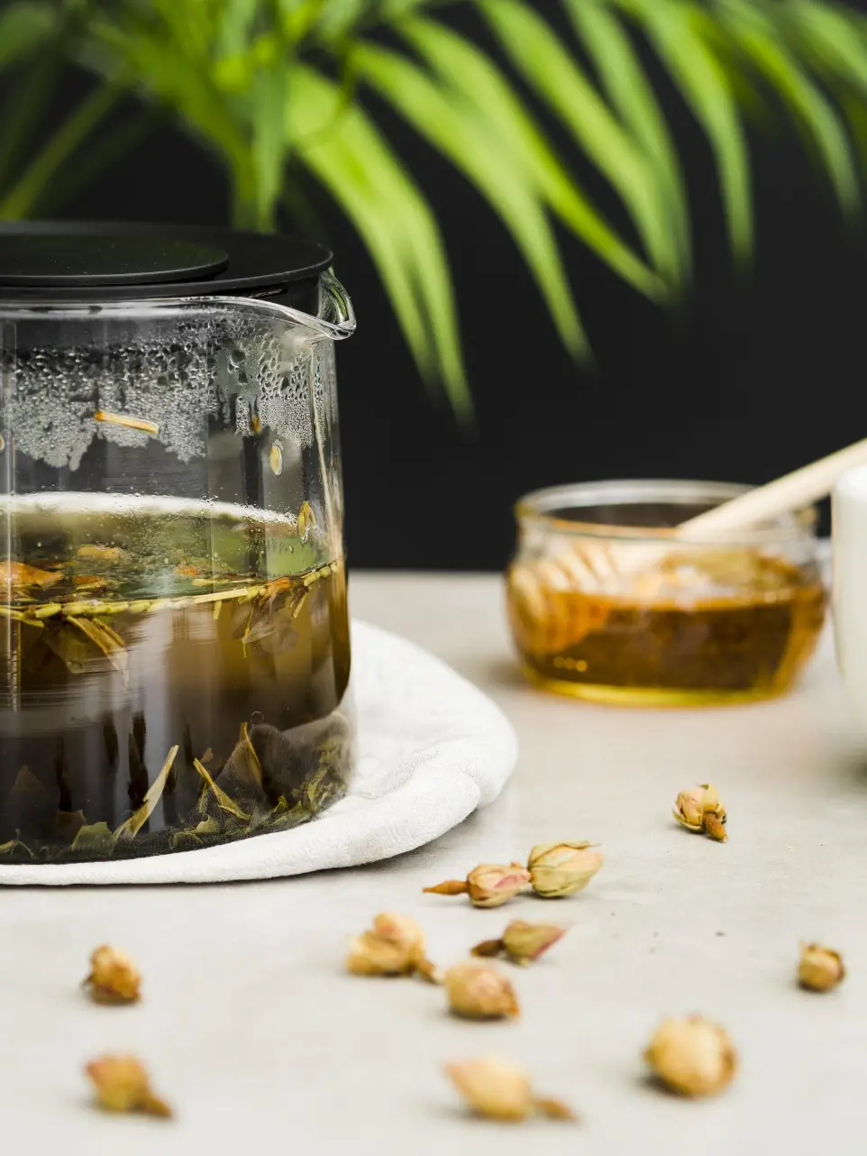 Thé vert plantes aromatiques